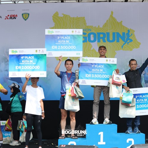 Race photo from BOGORUN 2026