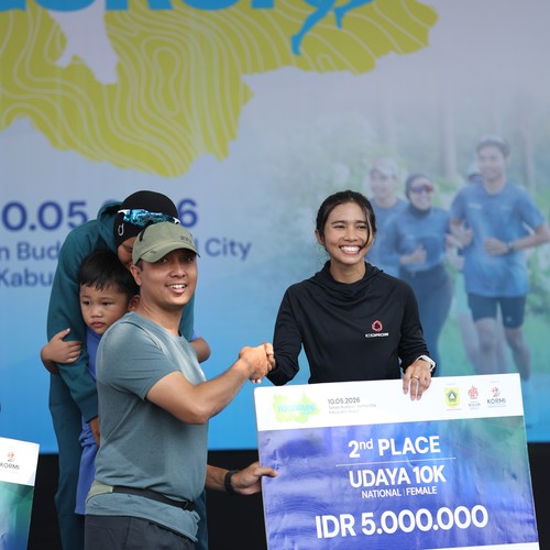 Race photo from BOGORUN 2026