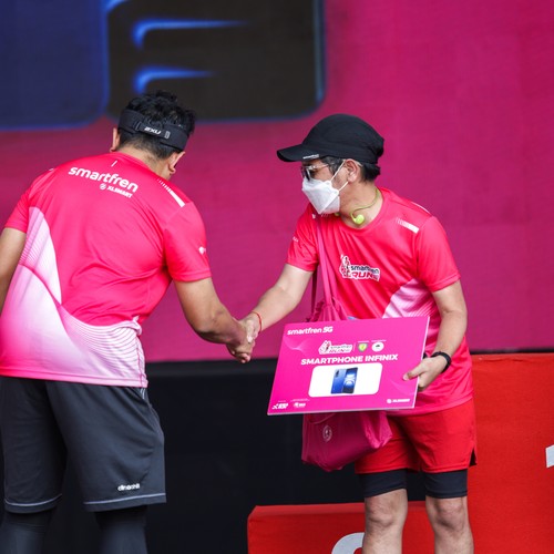 Race photo from SMARTFREN RUN 2026