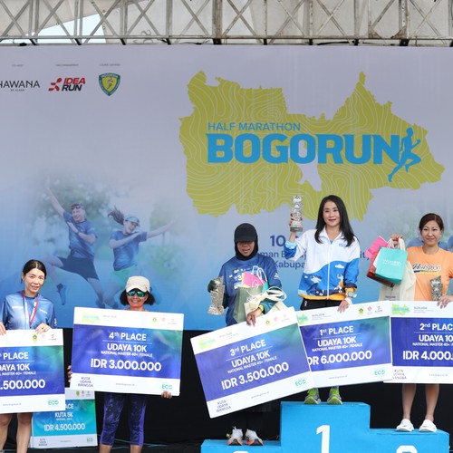 Race photo from BOGORUN 2026