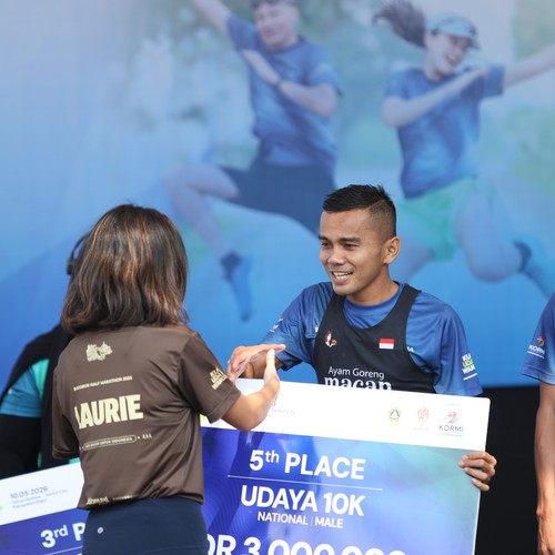 Race photo from BOGORUN 2026
