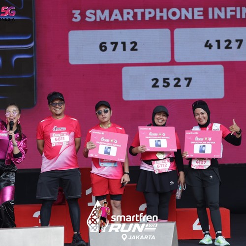 Race photo from SMARTFREN RUN 2026