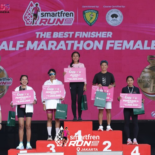 Race photo from SMARTFREN RUN 2026