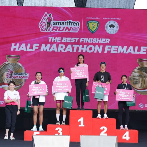 Race photo from SMARTFREN RUN 2026