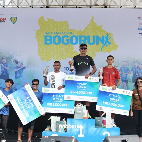 Race photo from BOGORUN 2026