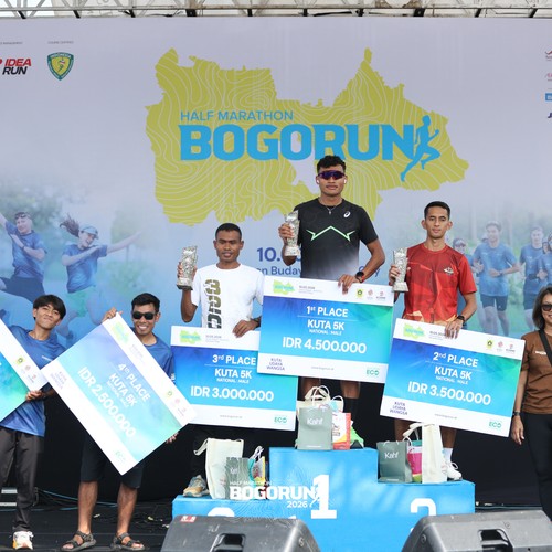 Race photo from BOGORUN 2026