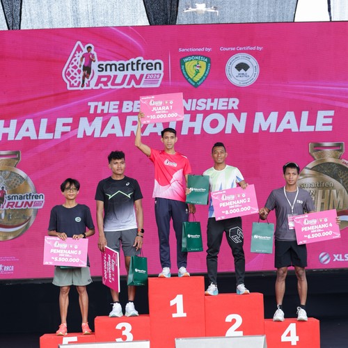Race photo from SMARTFREN RUN 2026