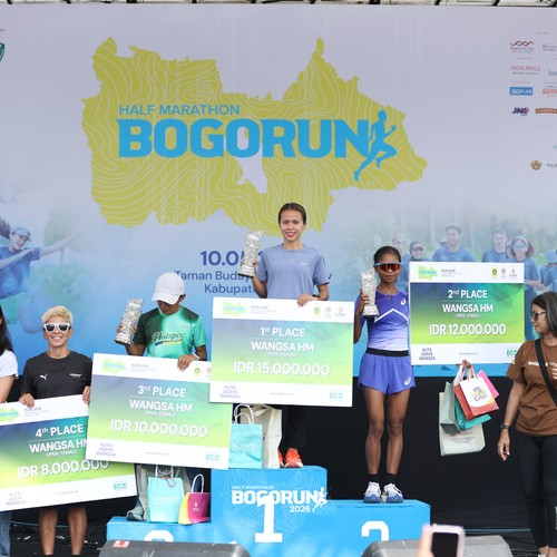 Race photo from BOGORUN 2026