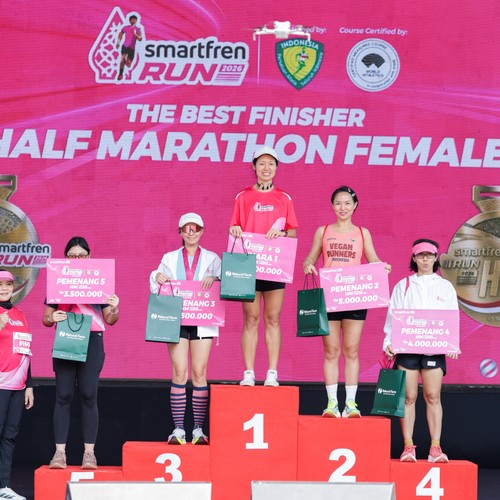 Race photo from SMARTFREN RUN 2026