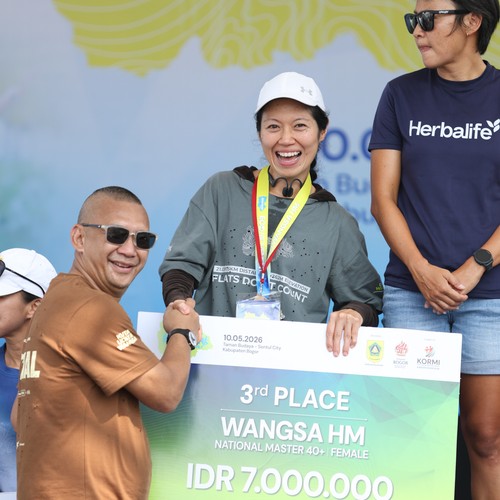 Race photo from BOGORUN 2026