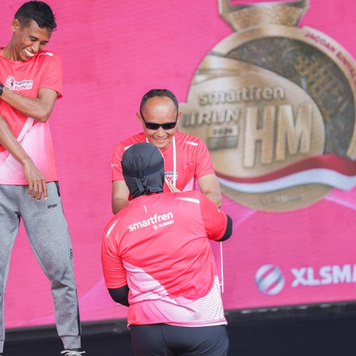 Race photo from SMARTFREN RUN 2026