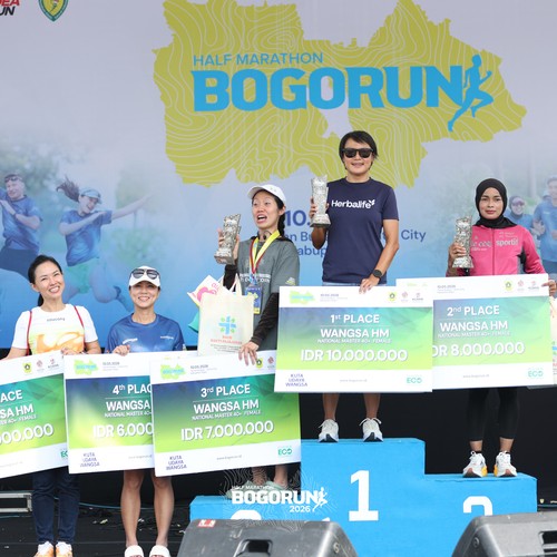 Race photo from BOGORUN 2026