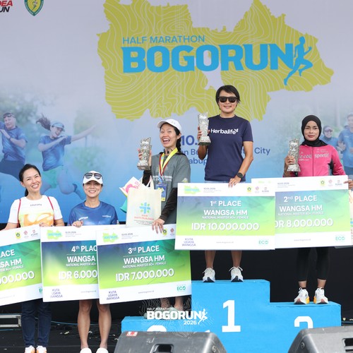 Race photo from BOGORUN 2026