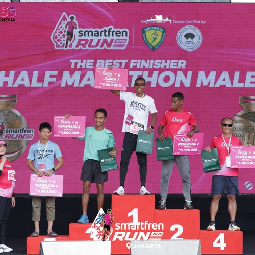 Race photo from SMARTFREN RUN 2026