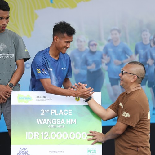 Race photo from BOGORUN 2026