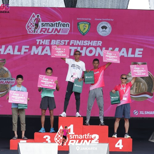 Race photo from SMARTFREN RUN 2026