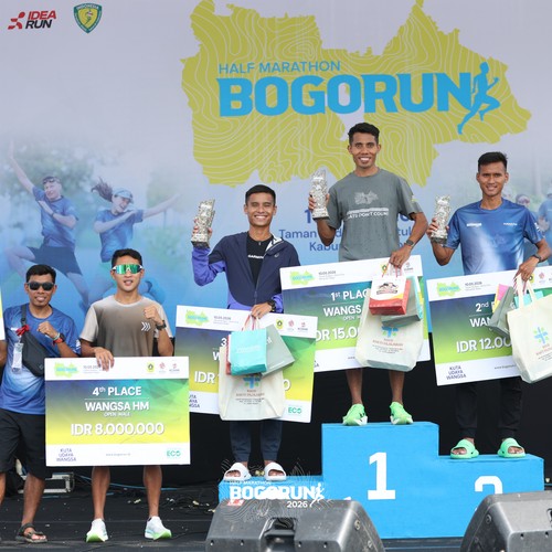 Race photo from BOGORUN 2026