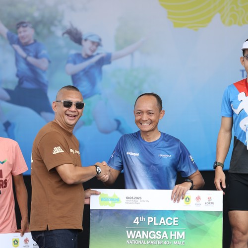 Race photo from BOGORUN 2026