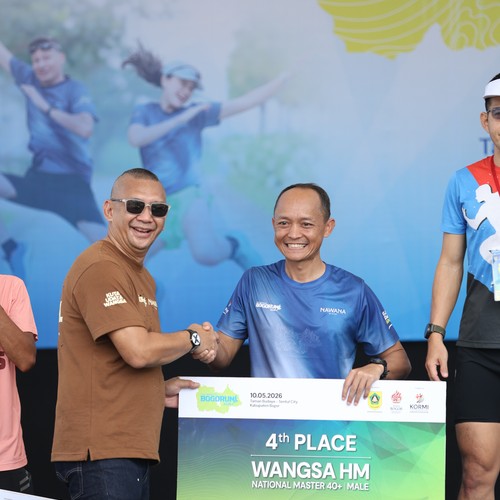 Race photo from BOGORUN 2026