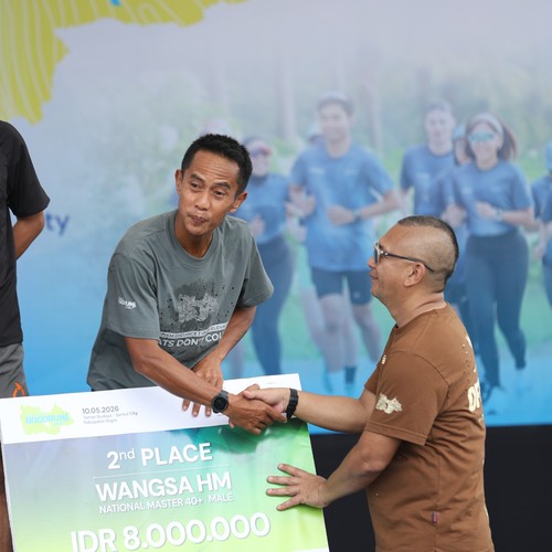 Race photo from BOGORUN 2026