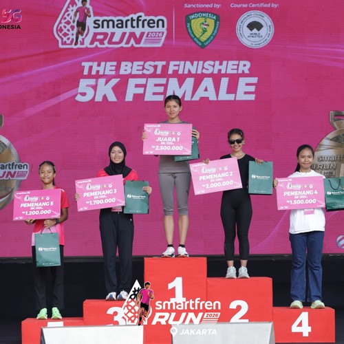 Race photo from SMARTFREN RUN 2026