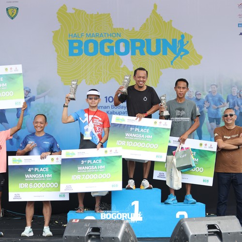 Race photo from BOGORUN 2026