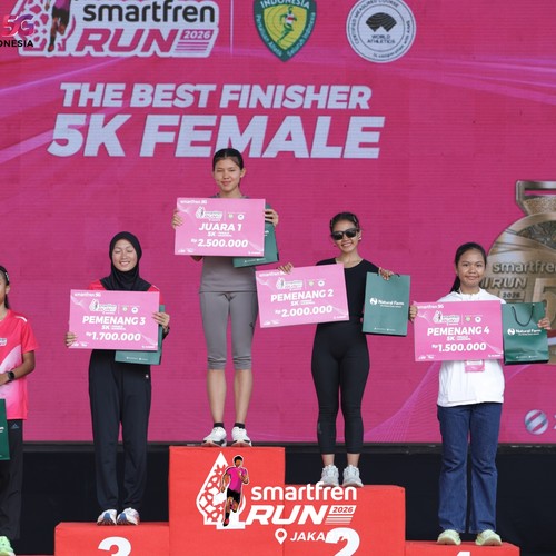 Race photo from SMARTFREN RUN 2026
