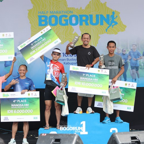Race photo from BOGORUN 2026