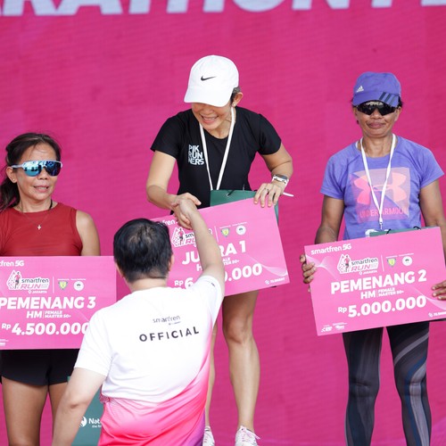 Race photo from SMARTFREN RUN 2026