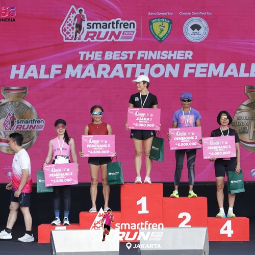 Race photo from SMARTFREN RUN 2026