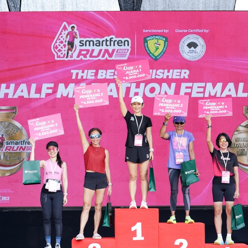 Race photo from SMARTFREN RUN 2026
