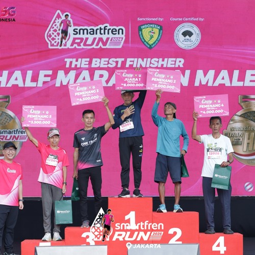 Race photo from SMARTFREN RUN 2026