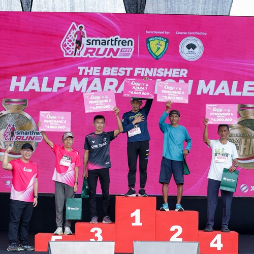 Race photo from SMARTFREN RUN 2026