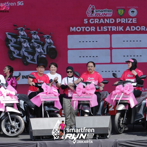 Race photo from SMARTFREN RUN 2026