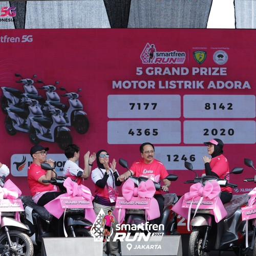Race photo from SMARTFREN RUN 2026