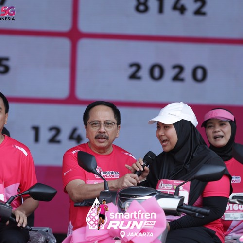 Race photo from SMARTFREN RUN 2026