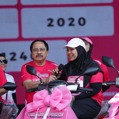 Race photo from SMARTFREN RUN 2026