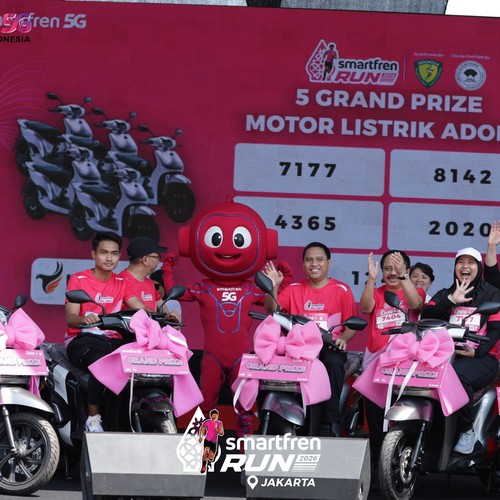 Race photo from SMARTFREN RUN 2026