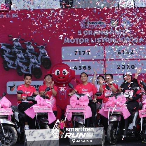 Race photo from SMARTFREN RUN 2026