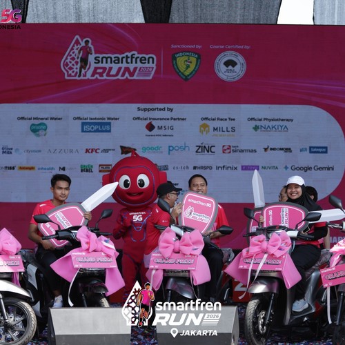 Race photo from SMARTFREN RUN 2026