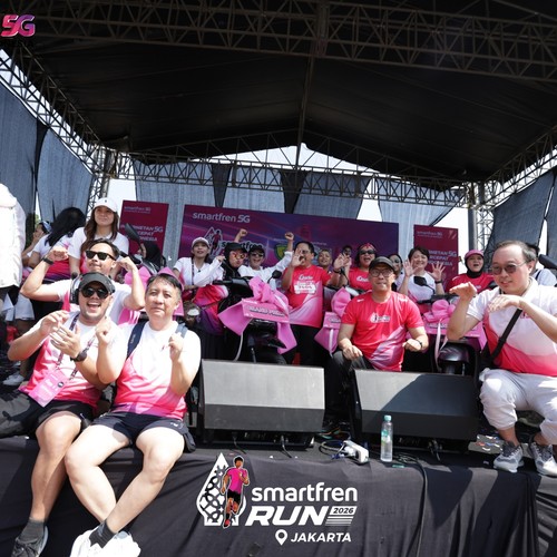 Race photo from SMARTFREN RUN 2026