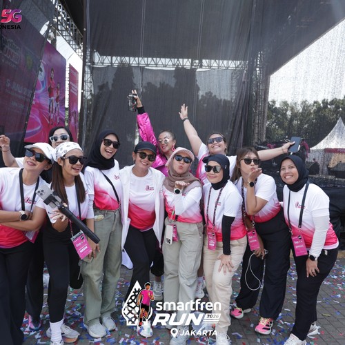 Race photo from SMARTFREN RUN 2026