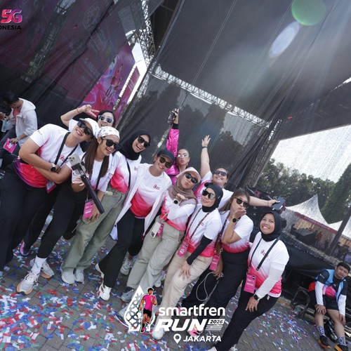 Race photo from SMARTFREN RUN 2026