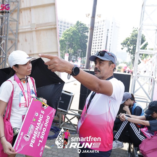 Race photo from SMARTFREN RUN 2026