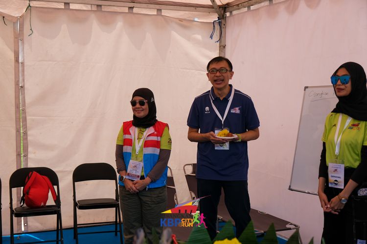 Race photo from CISANGKAN KBP CITY RUN 2025