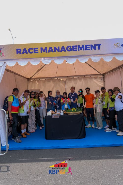 Race photo from CISANGKAN KBP CITY RUN 2025
