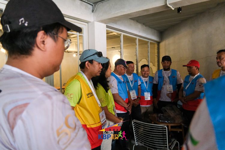 Race photo from CISANGKAN KBP CITY RUN 2025