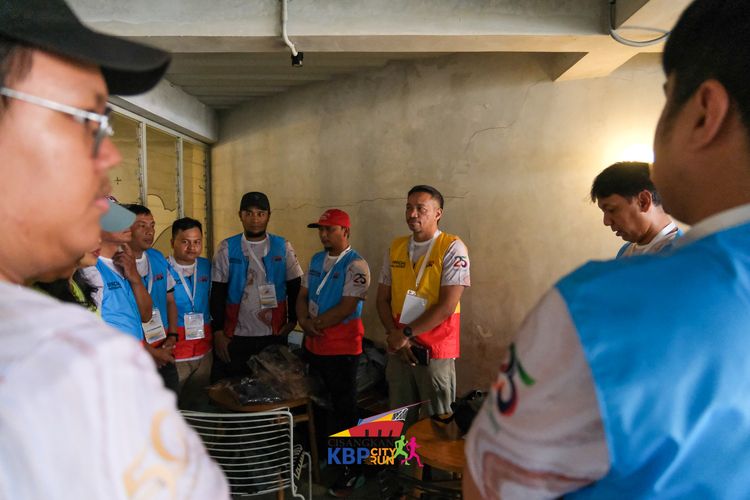 Race photo from CISANGKAN KBP CITY RUN 2025