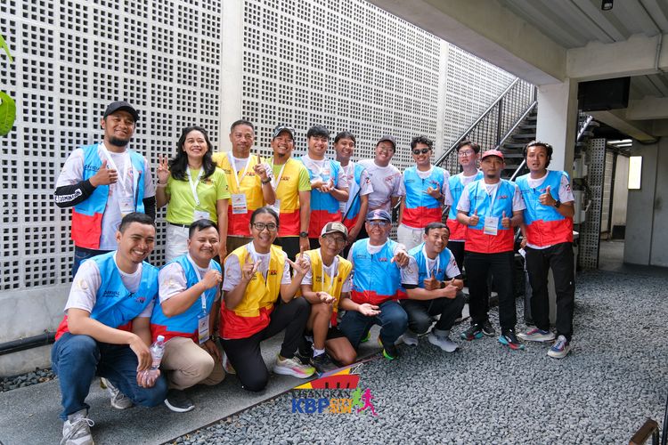 Race photo from CISANGKAN KBP CITY RUN 2025