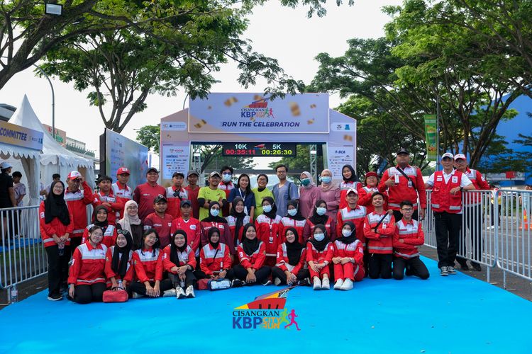 Race photo from CISANGKAN KBP CITY RUN 2025